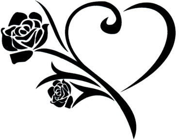 

Smilendeal T1854 Rose Heart Temp Body Tattoo(Rose Heart)