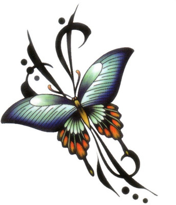 

Smilendeal T2099 Butterfly Temp Body Tattoo - Multi(Butterfly)