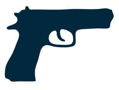 

Smilendeal T1885 Gun Temp Body Tattoo Blue(Gun Blue)