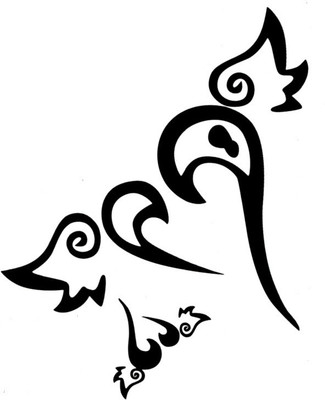 

Smilendeal T2032 Wings Temp Body Tattoo - Black(Wings)