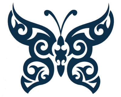 

Smilendeal T2128 Butterfly Temp Body Tattoo - Black(Butterfly)