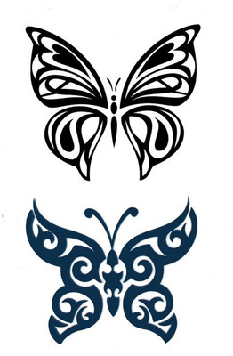 

Smilendeal T2125 Butterfly Temp Body Tattoo - Multi(Butterfly)