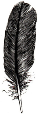 

Smilendeal T2153 Feather Temp Body Tattoo - Black(Feather)