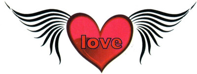 

Smilendeal T2160 Wings Temp Body Tattoo - Black(Wings)
