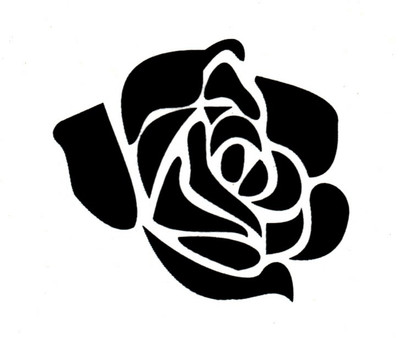 Smilendeal T1852 Black Rose Temp Body Tattoo(Black Rose)