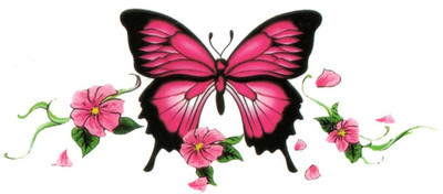 

Smilendeal T2176 Butterfly Temp Body Tattoo - Multi(Butterfly)