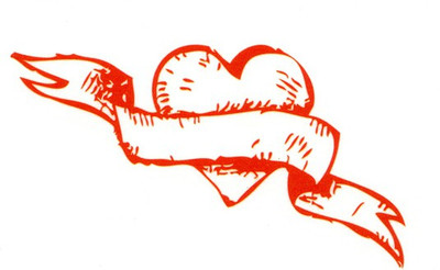 Smilendeal T1912 Red Heart Temp Body Tattoo(Red Heart)