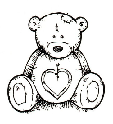 

Smilendeal T1906 Teddy Temp Body Tattoo(Teddy)