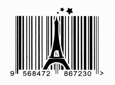 

Smilendeal T1930 Paris Barcode Temp Body Tattoo(Paris Barcode)