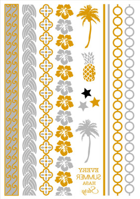

Flash Tattoo India(flower, bracelet, design elements, Metalic Strips)