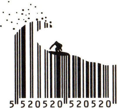 

Smilendeal T1756 Removeable Temp Body Tattoo - Barcode Style(Barcode)