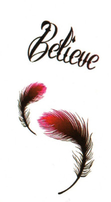 

Smilendeal T1875 Believe Temp Body Tattoo(Believe)