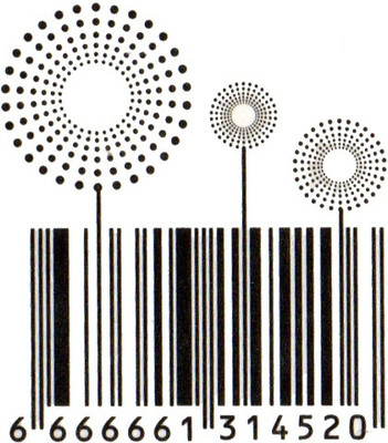 

Smilendeal T1753 Removeable Temp Body Tattoo - Barcode Style(Barcode)