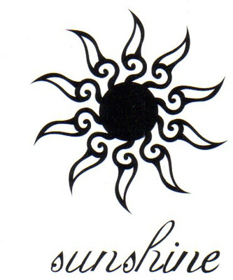 

Smilendeal T1794 Removeable Temp Body Tattoo - Sunshine Style(Sunshine)