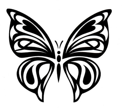 

Smilendeal T2130 Butterfly Temp Body Tattoo - Black(Butterfly)