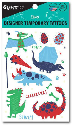 

Gumtoo Dino - Designer Temporary Tattoos(Prehistoric)
