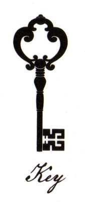 

Smilendeal T1518 Removeable Temp Body Tattoo - Key Style(Key)