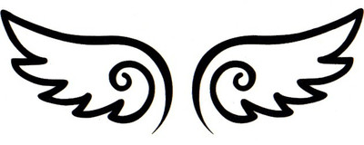 

Smilendeal T2010 Wings Temp Body Tattoo(Smilendeal_ Wings)