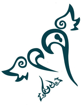 Smilendeal T2033 Wings Temp Body Tattoo - Green(Wings)