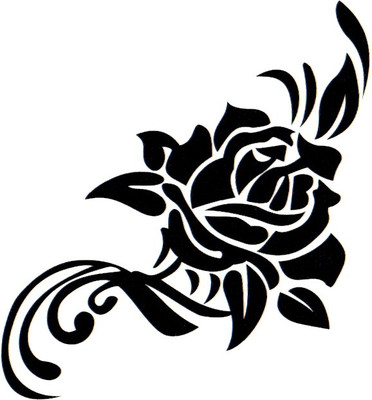 

Smilendeal T1627 Removeable Temp Body Tattoo - Rose Style(Rose)