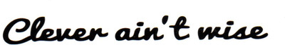 

Smilendeal T1591 Removeable Temp Body Tattoo - Clever Style(Clever)