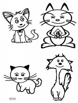 

Shimmer Fans Glitter Tattoo Kit (TAPE + GLITTER)(Animals)