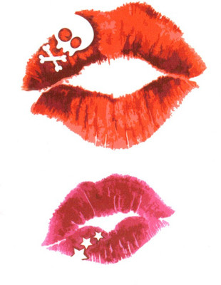 

Smilendeal T1982 Lips Temp Body Tattoo(Lips)