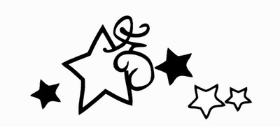 Flipkart - Smilendeal T1951 Stars Temp Body Tattoo(Stars)