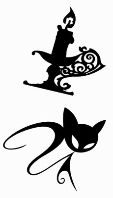 

Smilendeal T1977 Cat Temp Body Tattoo(Cat)