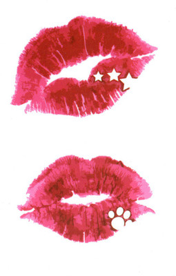 

Smilendeal T1980 Lips Temp Body Tattoo(Lips)