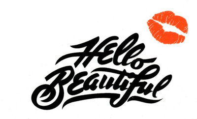 

Smilendeal T1978 Hello Beautiful Temp Body Tattoo(Hello Beautiful)