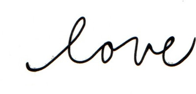 

Smilendeal T1612 Removeable Temp Body Tattoo - Love Style(Love)