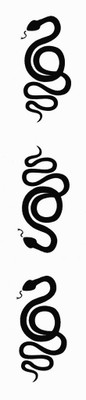 

Smilendeal T1965 Snakes Temp Body Tattoo(Snakes)