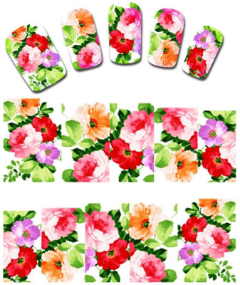 

SENECIO™ Rose For Lady Multicolor Water Transfer Nail Tattoo(Rose)