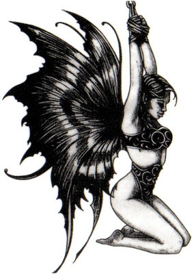 

Smilendeal T1629 Removeable Temp Body Tattoo - Angel Style(Angel)