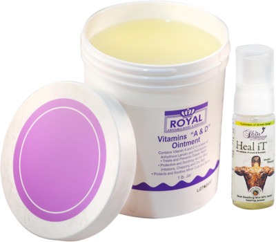 

Rensow Royal A&D Ointment 1 lb. jar & Free Heal It(No Design)