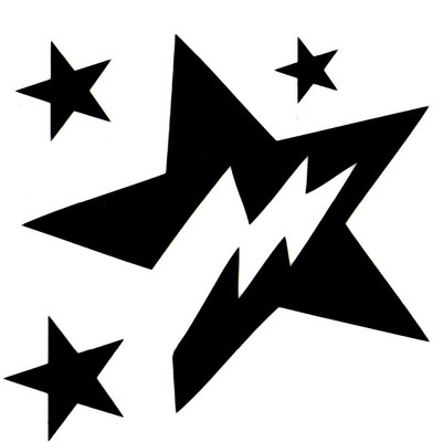 

Smilendeal T1685 Removeable Temp Body Tattoo - Star Style(Star)