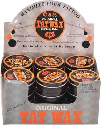 

Cam Original Tatwax Soothing Balm 1oz each (Pack of 24 Tin)(No Design)