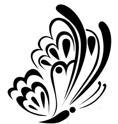 

Smilendeal T2126 Butterfly Temp Body Tattoo - Black(Butterfly)