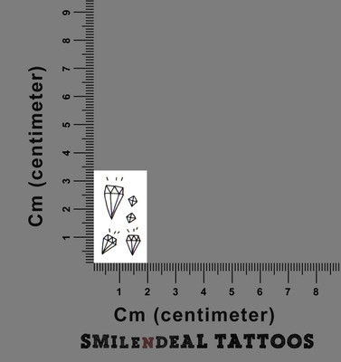 

Smilendeal T1722 Removeable Temp Body Tattoo - Diamond Style(Diamond)