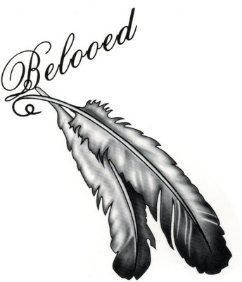 

Smilendeal T2122 Feather Temp Body Tattoo - Black(Feather)