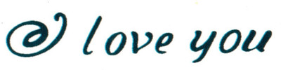 

Smilendeal T2045 Love Temp Body Tattoo - Green(Love)