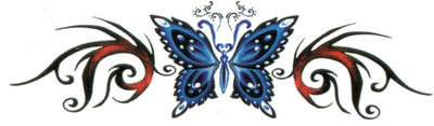 

Smilendeal T2175 Butterfly Temp Body Tattoo - Multi(Butterfly)