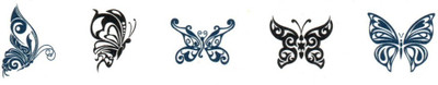 

Smilendeal T2134 Butterfly Temp Body Tattoo - Multi(Butterfly)