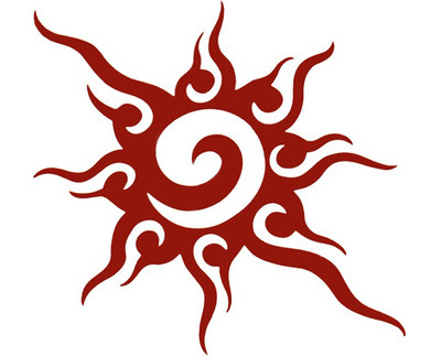 

Smilendeal T1811 Sun Temp Body Tattoo Red(Sun Red)