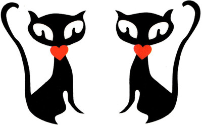 

Smilendeal T1941 Cats Temp Body Tattoo(Cats)