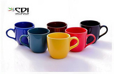 

MPU Value Mart Ceramic(Multicolor, Pack of 6)
