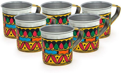

Kaushalam Cup Set Of 6 Multi Stainless Steel(Multicolor, Pack of 6)