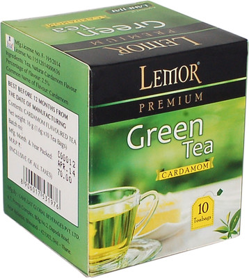 Lemor Premium Cardamom Green Tea Box(16 g)
