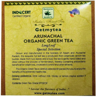 

Getmytea Organic Green Tea(75 g, Carton)